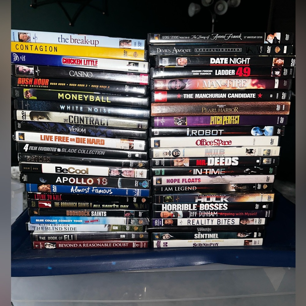 Collection of 132 DVD’s and BlueRay movies
